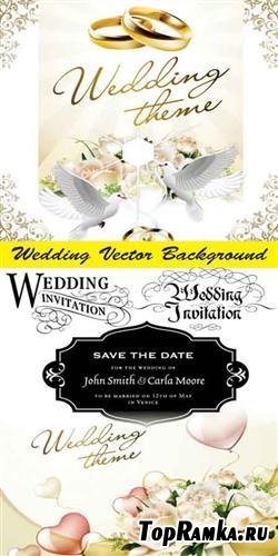 Wedding Vector ( 5 Background )